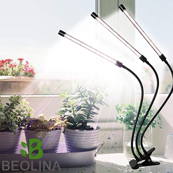 Beolina 3 karos növénynevelő LED, olvasó- és munkalámpa - fehér