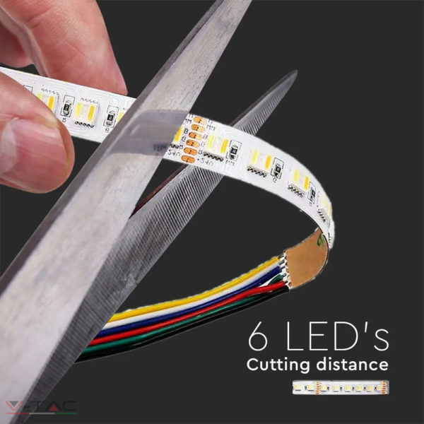 24W LED szalag SMD5050 - 60 LED/m 24V IP20 RGB + CCT - 2895