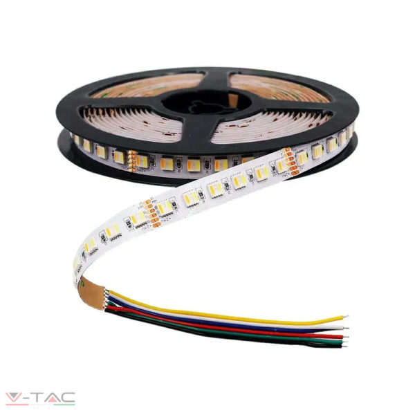 24W LED szalag SMD5050 - 60 LED/m 24V IP65 RGB + CCT - 2896 (5 méter)