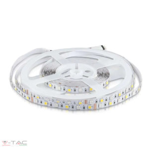 8W LED szalag 5050 - 60 LED/m RGB+WW (nem vízálló) - 212553 (5 méter)