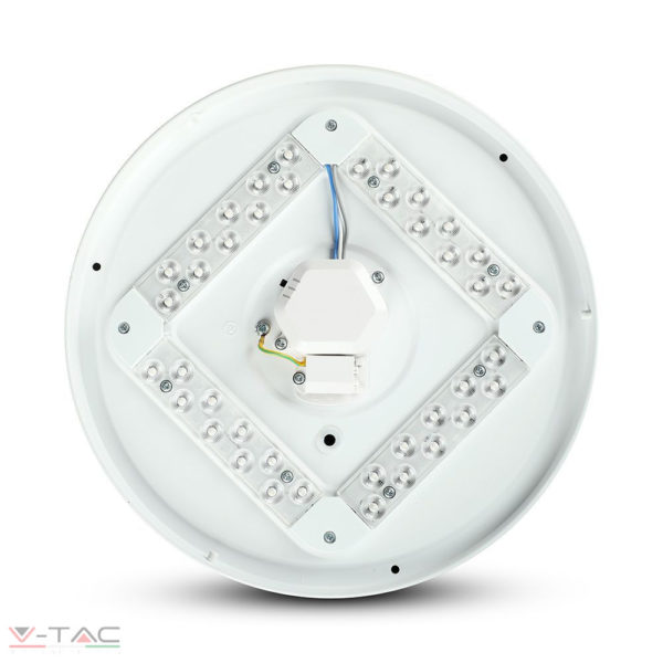 24W LED opál búrás kör mennyezeti lámpa állítható színhőmérséklet - 217607