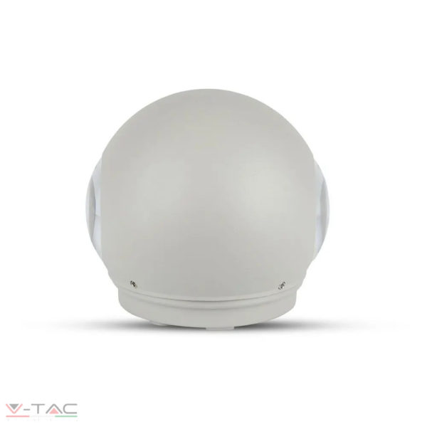 4W LED design gömb fali lámpa szürke IP65
