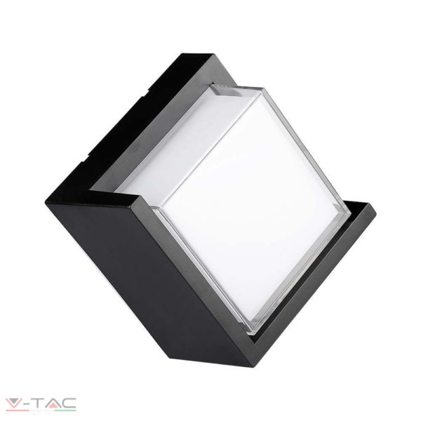 LED fali lámpa négyszög fekete