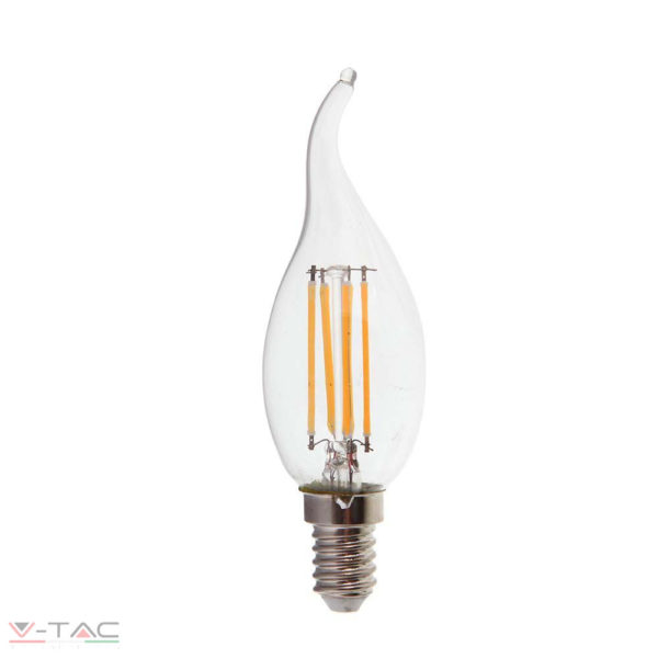 4W Retro LED izzó Filament E14 gyertyaláng