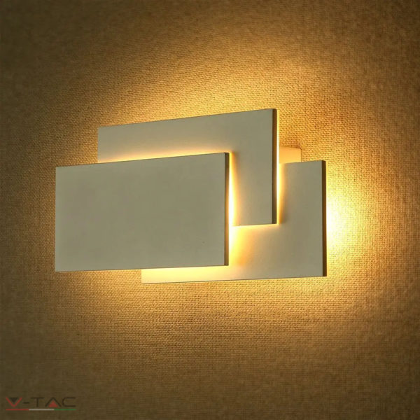 11W LED fekvő téglalapok fali lámpa fehér IP20