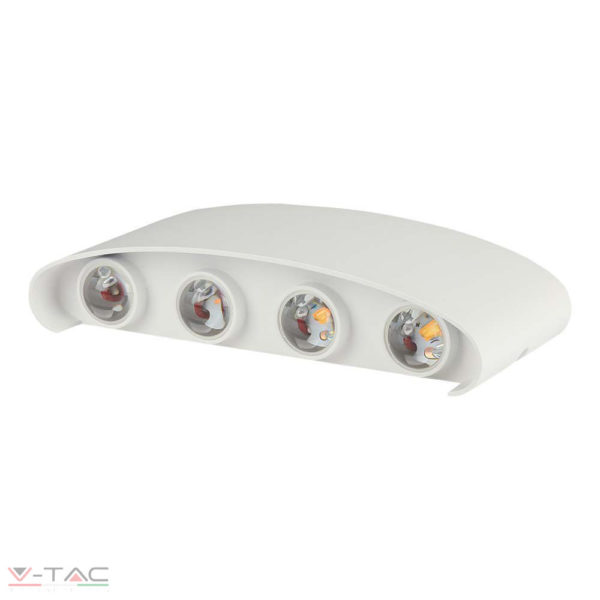 HelloLED V-Tac W LED fehér fali design lámpa IP54