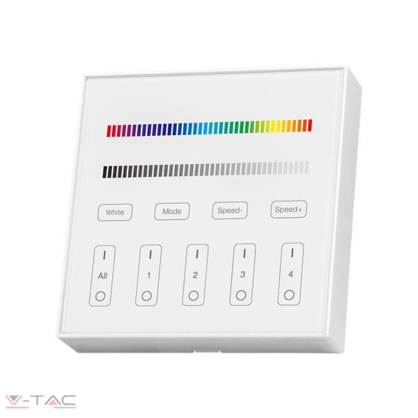 HelloLED V-Tac 4 zónás fali RGBW vezérlő - 2917
