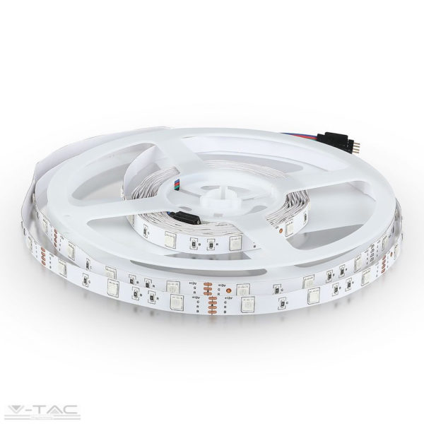 6W LED szalag 5050 - 30 LED/m RGB (nem vízálló) - 212124 (5 méter)