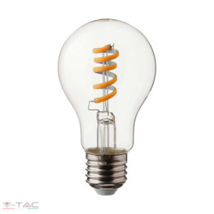 HelloLED V-Tac 4W Retro LED izzó Spirál Filament E27 A60