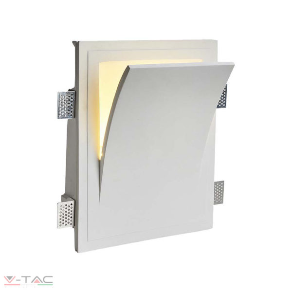 Fehér süllyeszthető gipsz fali lámpatest E14 foglalattal - 6767