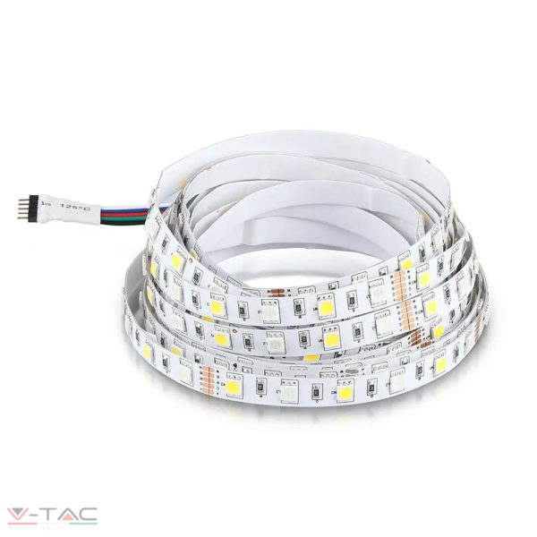 HelloLED 8W LED szalag 5050 - 60 LED/m RGB+CW (nem vízálló) - 212159 (5 méter) V-TAC