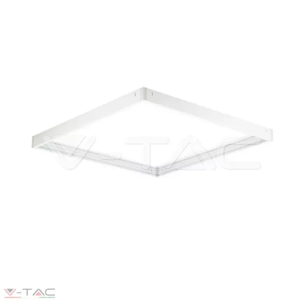 Fehér LED panel rögzítő keret kívülről történő felszereléshez 600 x 600 mm - 11449