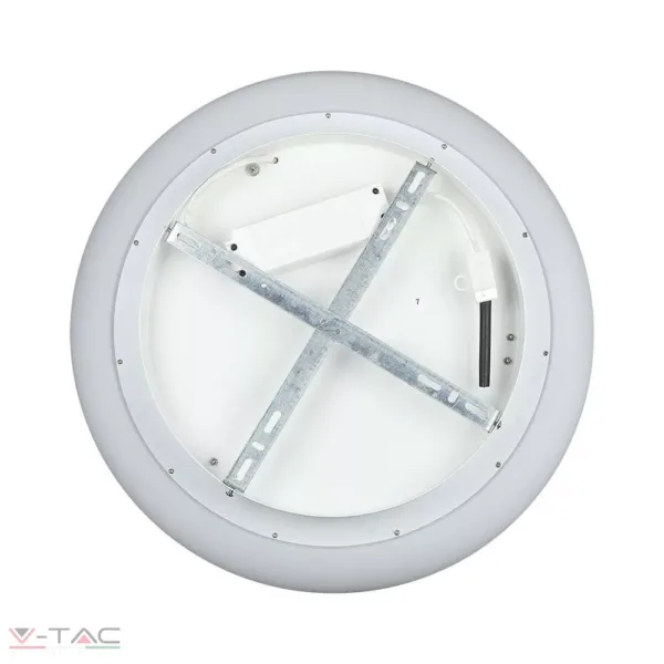 82W LED dimmelhető design csillár kör fehér - 213969