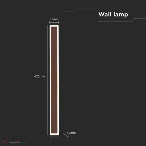 HelloLED 17W LED corten fali lámpa IP65