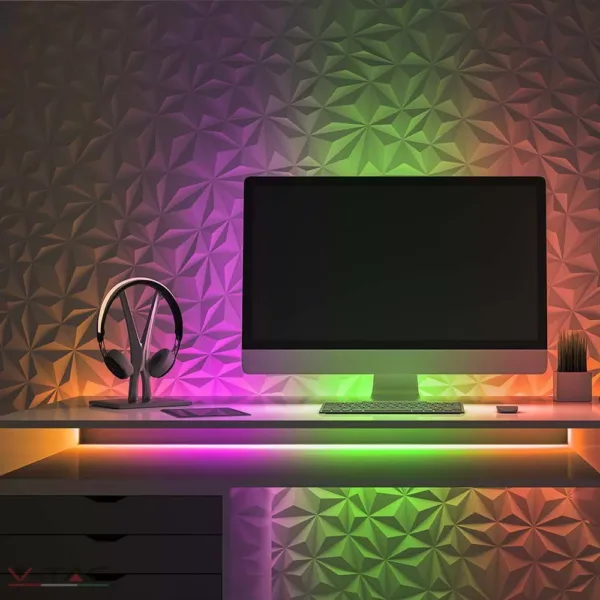 HelloLED 24 W Mágikus RGB Neon Flex távirányítóval - 6876 (5 méter)