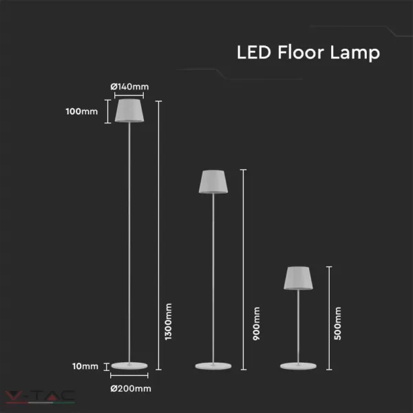 HelloLED 4W LED állólámpa fehér IP54