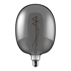 HelloLED LED füstös szürke H07 Ellipse 170 izzó 10W E27 fényerőszabályozható 1800K