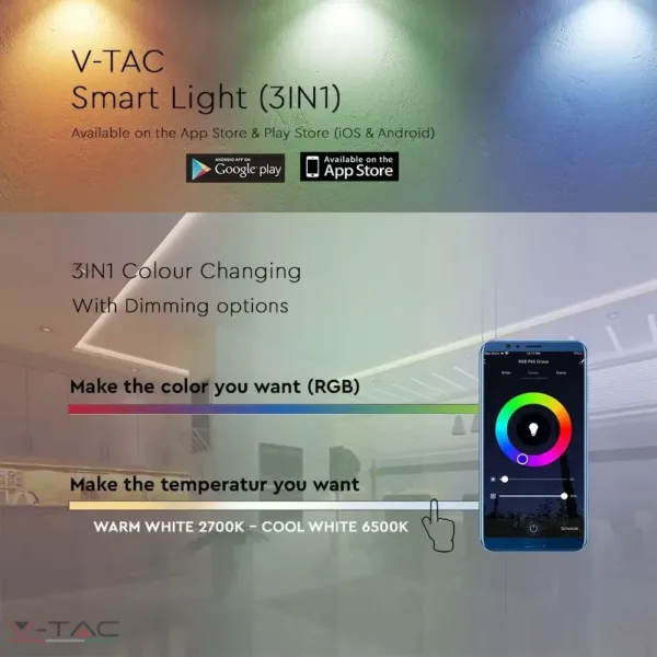 Smart Infravörös vezérlő RGB + CCT LED szalagokhoz - 2900