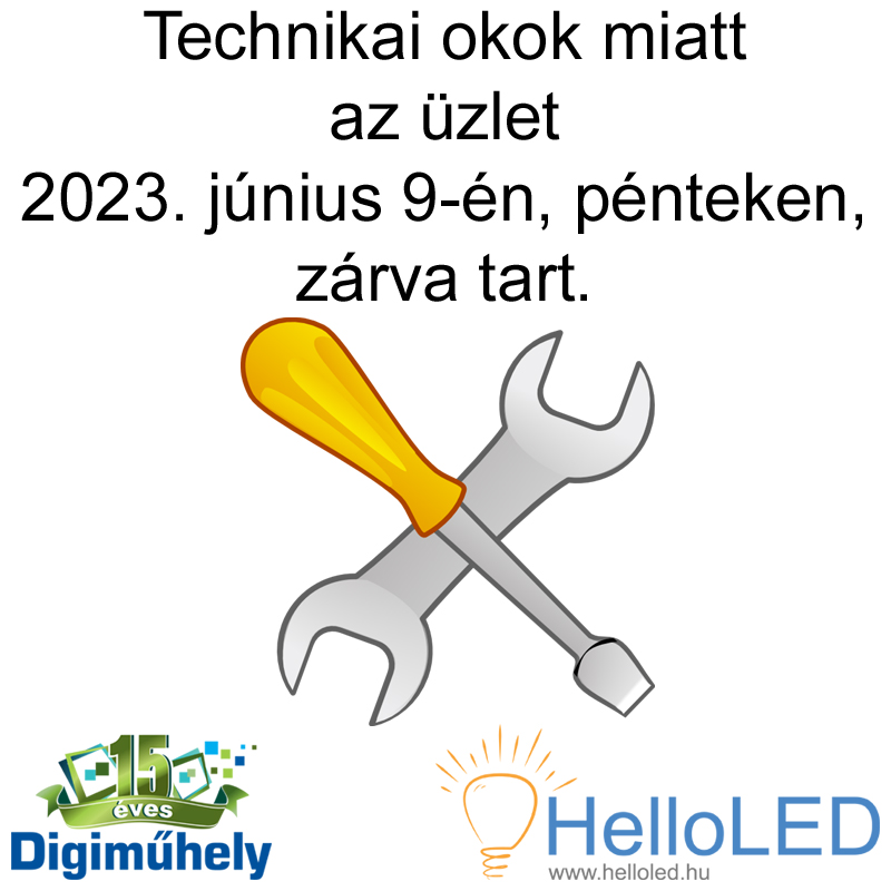Technikai okok miatt pénteken zárva