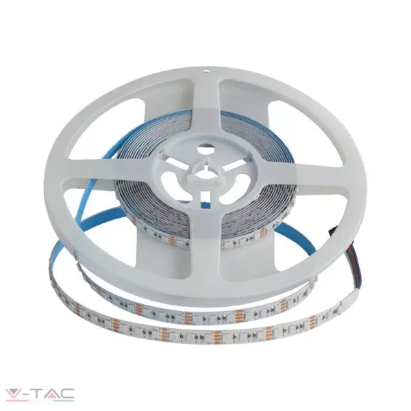 12W LED szalag SMD3535 - 120 LED/m 24V IP20 RGB - 10556 (5 méter)