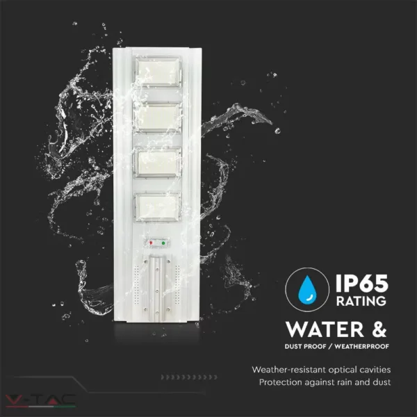 HelloLED 50W Napelemtábla LED Utcai világítással, konzollal és távirányítóval 4000K - 6759 V-TAC