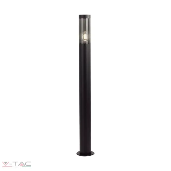 Kerti lámpa E27 foglalattal fekete IP44 - 10472