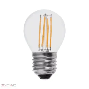 6W Retro LED izzó Filament E27 G45