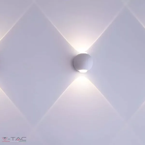 2W LED fali lámpa fel-le világító fehér IP54 - 10587 V-TAC