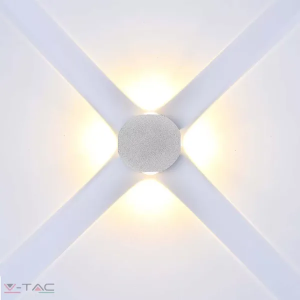 4W LED fali lámpa 4 irányú fehér IP54