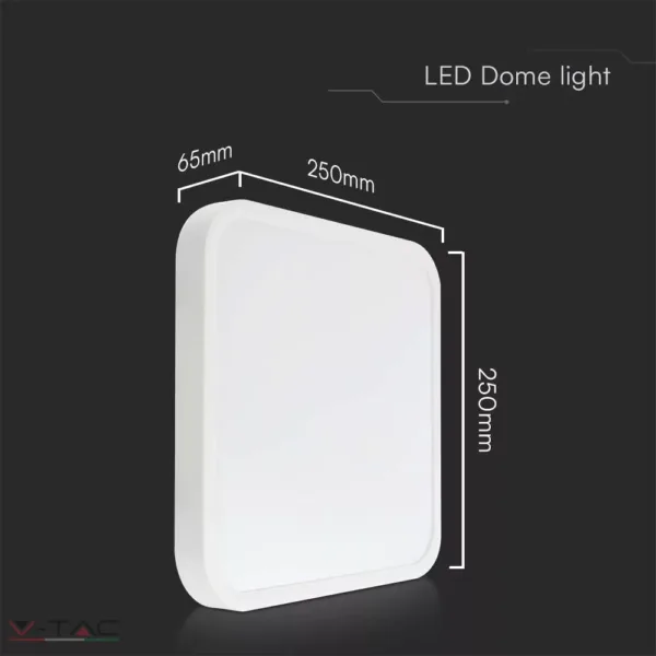 LED mennyezeti lámpa négyzet alakú fehér
