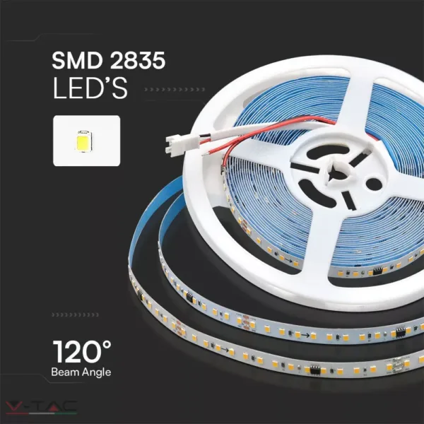10W LED szalag futófény 2835 120LED/m 24V