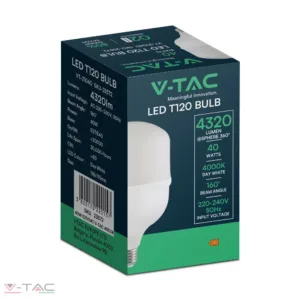 HelloLED 40W LED izzó E27 T120