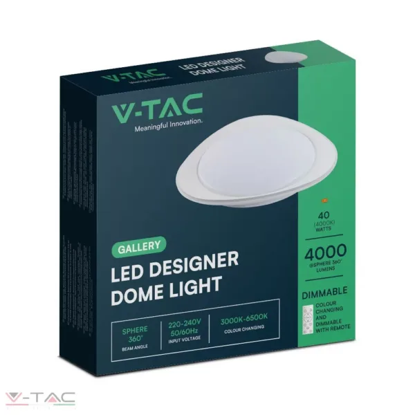 20W/40W/20W Mennyezeti lámpa absztrakt design - 23593 V-TAC