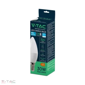 3,7W LED izzó Samsung chip E14 C37 Gyertya