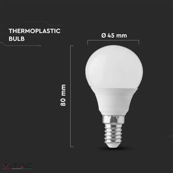 3,7W LED izzó Samsung chip E14 P45