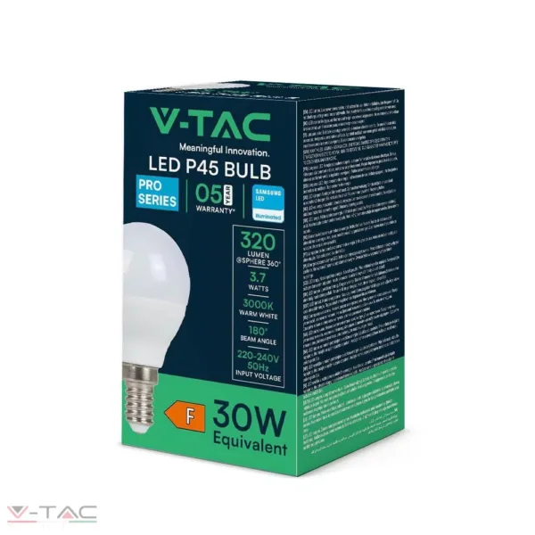 3,7W LED izzó Samsung chip E14 P45