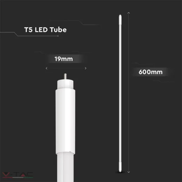8W LED fénycső T5 54,9 cm