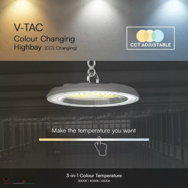 150W LED csarnoklámpa CCT IP65 - 23623