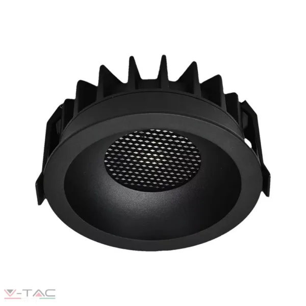 12W LED mélysugárzó Bridgelux chip 3in1 fekete - 23671