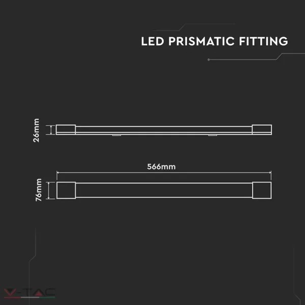 20W LED komplett lámpatest SMD chip 60 cm