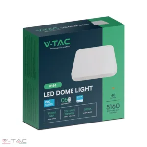 48W fehér LED Mennyezeti lámpa négyszög IP44